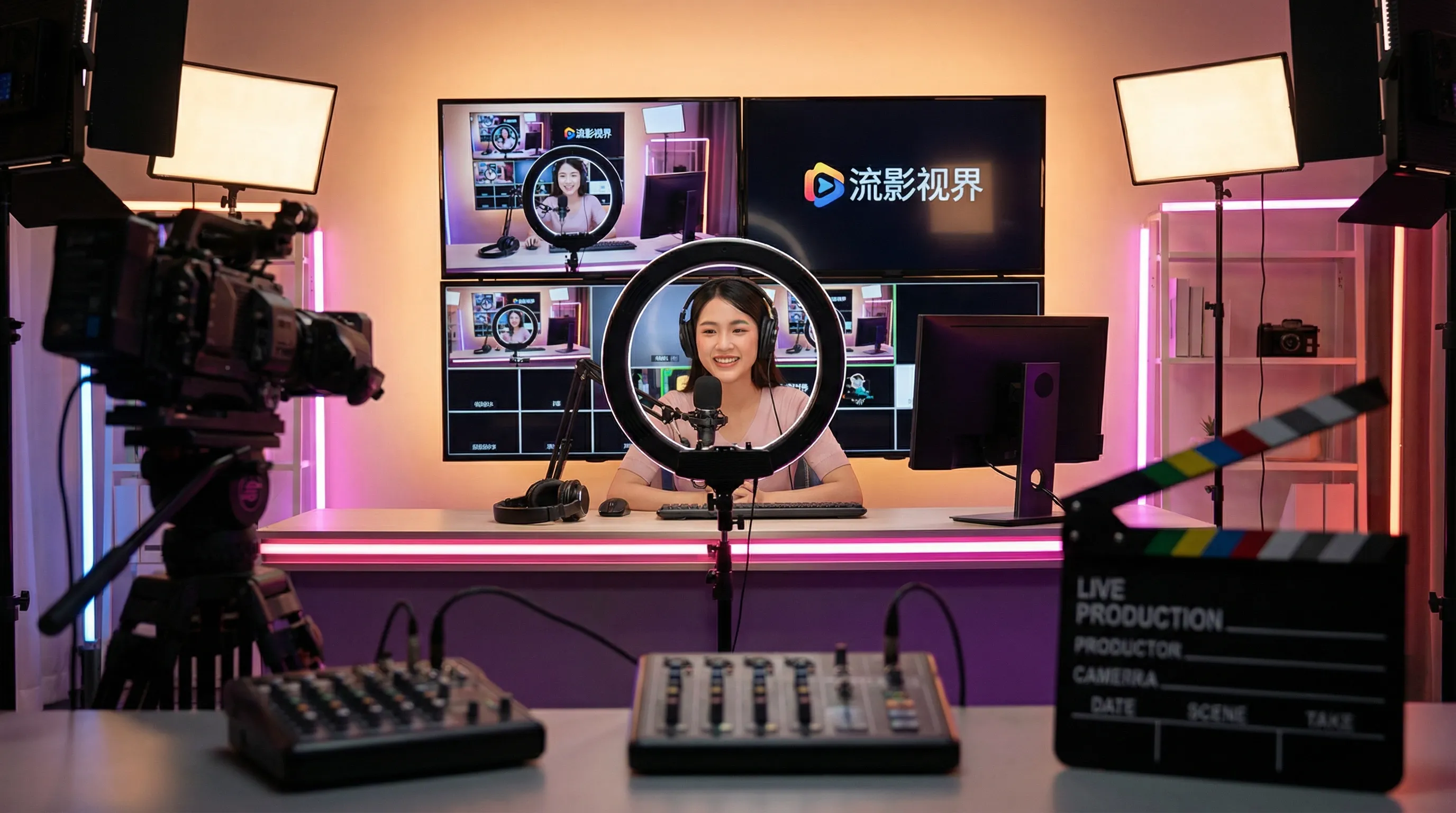 海角影视传媒平台宣传横幅